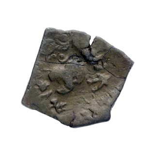 Potin Coin of Satakarni I of Satavahana Dynasty of Pauni Region.