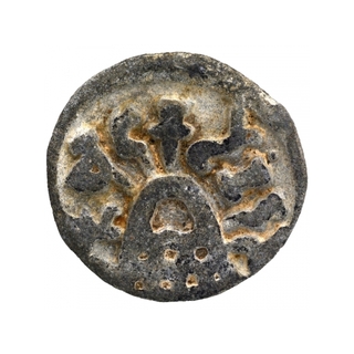 Lead Coin of Chutukulananda of Anandas of Karwar of Banavasi Region.