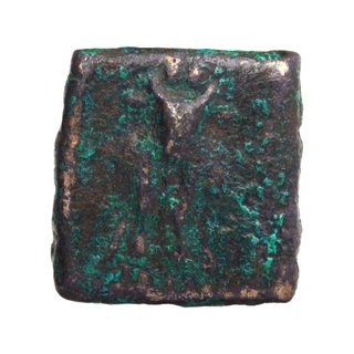 Copper Coin of Damasena of Western Kshatrapas.