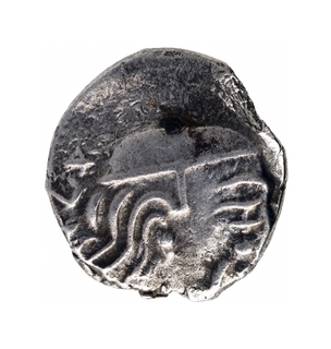 Silver Drachma Coin of Kumaragupta I of Gupta Dynasty.