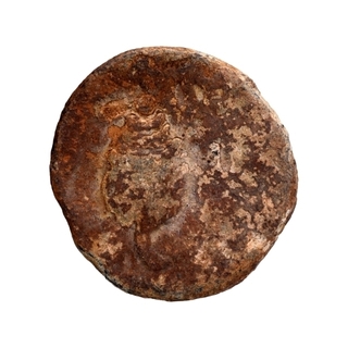 Lead Coin of Aulikaras of Post Guptas.