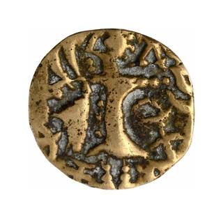 Base Gold Dinar Coin of Pratapaditya II of Kidara of Jammu and  Kashmir