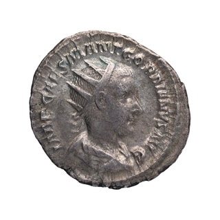 Silver Denarius Coin of Gordiano III of Roman Empire.