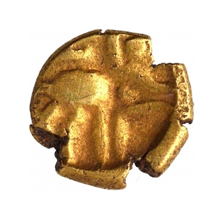 Gold Fanam Coin of Ambadeva of Kayasthas of Kurnool.