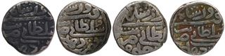 Billon Tanka Coins of Firuz Shah Tughluq of Tughluq Dynasty of Dehli Sultanate.