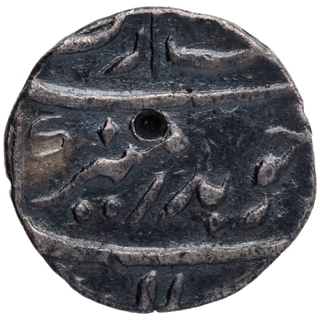 Silver Half Rupee Coin of Aurangzeb Alamgir of Surat Mint.