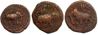 Copper Half Paisa & Paisa Coins of Tipu Sultan of Patan & Faiz Hisar Mint of  Mysore Kingdom.