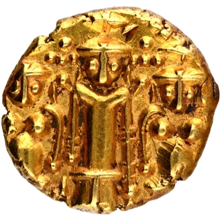 Gold Three Swami Pagoda Coin of Madras Presidency.