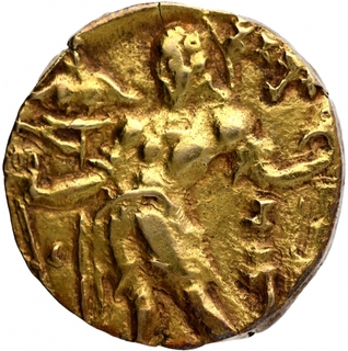 Gold Dinar Coin of Chandragupta II of Gupta Dynasty of Archer type.