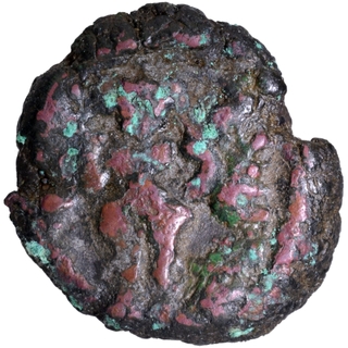 Copper Karshapana Coin of Jyeshthamitra of Kaushambi Region.