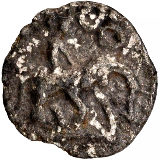 Amoghavarsha I Silver Dramma Coin of Rashtrakutas.