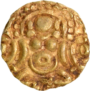 Sallakshana Varman Gold Masha Coin of Chandellas of Jejakabhukti.