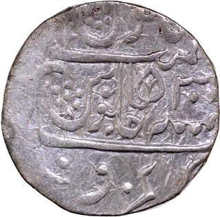   Narwar Mint Silver Rupee AH 1202 /30 RY Coin of Narwar State.