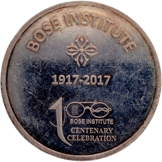 Silver Medallion of Centenary of Bose Institute.