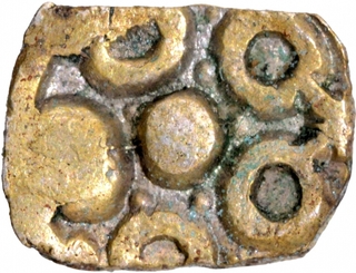 Punch Marked Silver Half Karshapana Coin of Panchala Janapada.