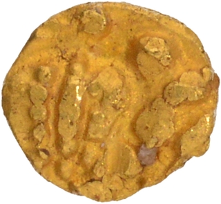 Gajapathi Gold Quarter Fanam Coin of Western Gangas.