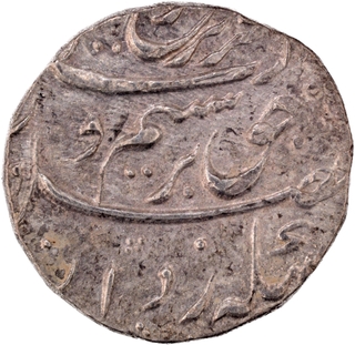 Mughal Empire Farrukhsiyar Bareli Mint Silver Rupee 6 RY.