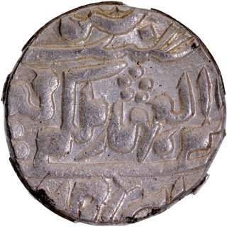  Sawai Jaipur Mint Silver Rupee 18XX AD /18 RY Coin of Madho Singh of Jaipur.