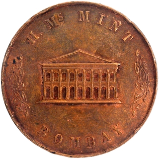 British India Copper Medal of HM Mint Bombay.