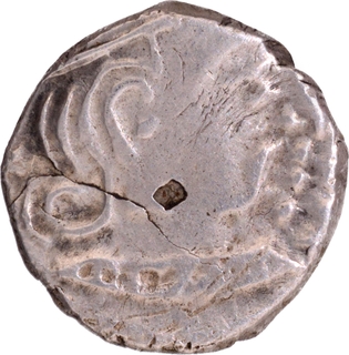 Chandragupta II Silver Drachma Coin of Gupta Dynasty.