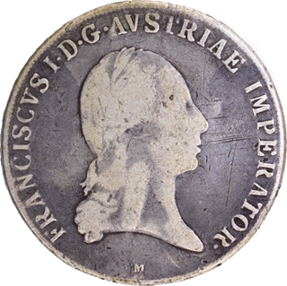 Silver Thaler Coin of Franz II of Austria of 1820.