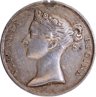 India General Service Silver Medal of Queen Victoria.