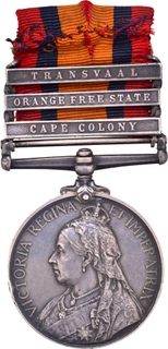 Anglo-Boer War Silver Medal of Victoria Queen of 1899.