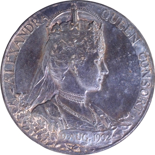 Coronation Medal of King Edward VII and Queen Alexandra of Silver.