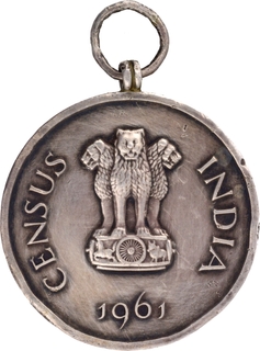  Census Medal of Republic India of 1961.