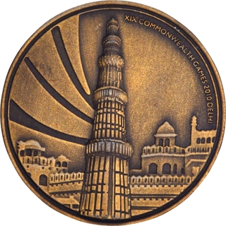 Delhi XIX Commonwealth Games Medal of 2010 of Bronze.