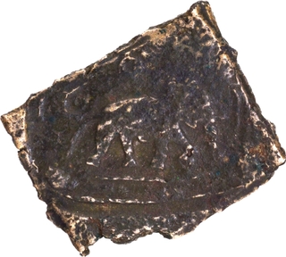 Copper Alloy Square Coin of Satavahanas.