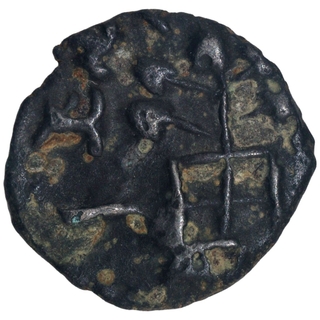 Satakarni I Copper Coin of Satavahana Dynasty