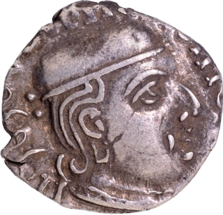 Western Kshatrapas Silver Drachma Coin of Rudrasena I.