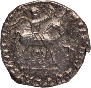 Silver Drachma Coin of Azes II of Indo Scythians.