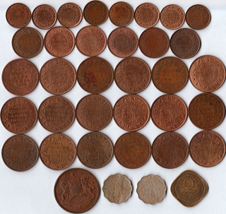 Different Rulers, Denominations, Mints, and Metals of Thirty-Six Coins.