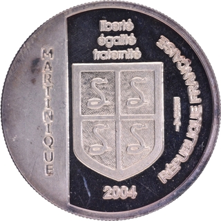 Proof Silver 1½ Euro Coin of France of 2004.