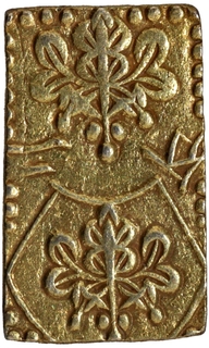 Gold Nibu Kin Coin of Tokugawa Shogunate of Japan.