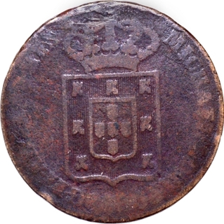 Copper Forty Reis Coin of Portugal of 1930.