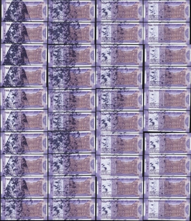 Ink Smear Error One Hundred Rupees Banknotes of Republic India Signed by Urjit R Patel of 2018.