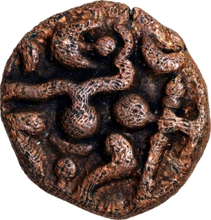 Rare Copper Kasu Coin of Venad Cheras.