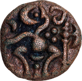 Very Rare Copper Kasu Coin of Venad Cheras.