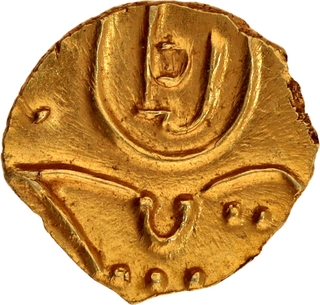 Uncirculated Gold Fanam Coin of Nayakas of Chitradurga.