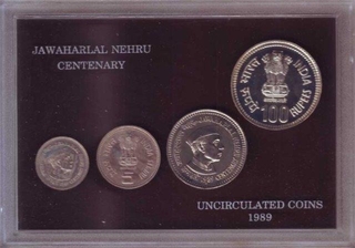 UNC Set. 1989. Jawaharlal Nehru Centenary.