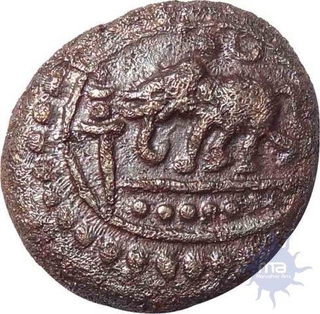 Copper kasu of Aravidu Dynasty of Vijayanagar Empire