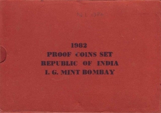 Proof Set. 1982. National Integration. Set of 4 coins.