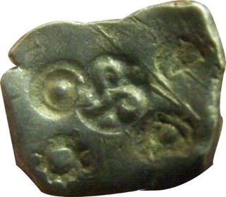 Punch Marked Coin. Panchala Janapada. Silver. 