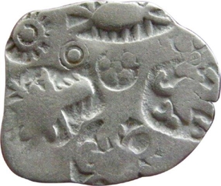 Punch Marked Coin. Magadha  Janapada. Silver.