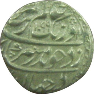 Aurangzeb, Narnol, Silver Rupee, 1099AH/32Y. Extra Fine.