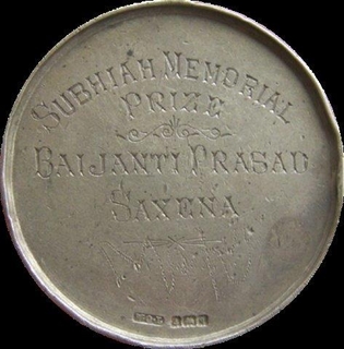 Hallmarked Silver Medal by Agriculture College, Cawnpore, 4 Year Diploma Final. Year 1918, Very Fine, Rare