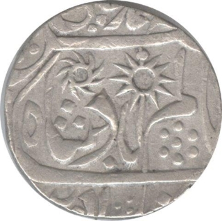 Chhatarpur, in Name of Shah Alam II, RY 7. Mint Marks Sun & Sun Flowers, As KM 21, Rare